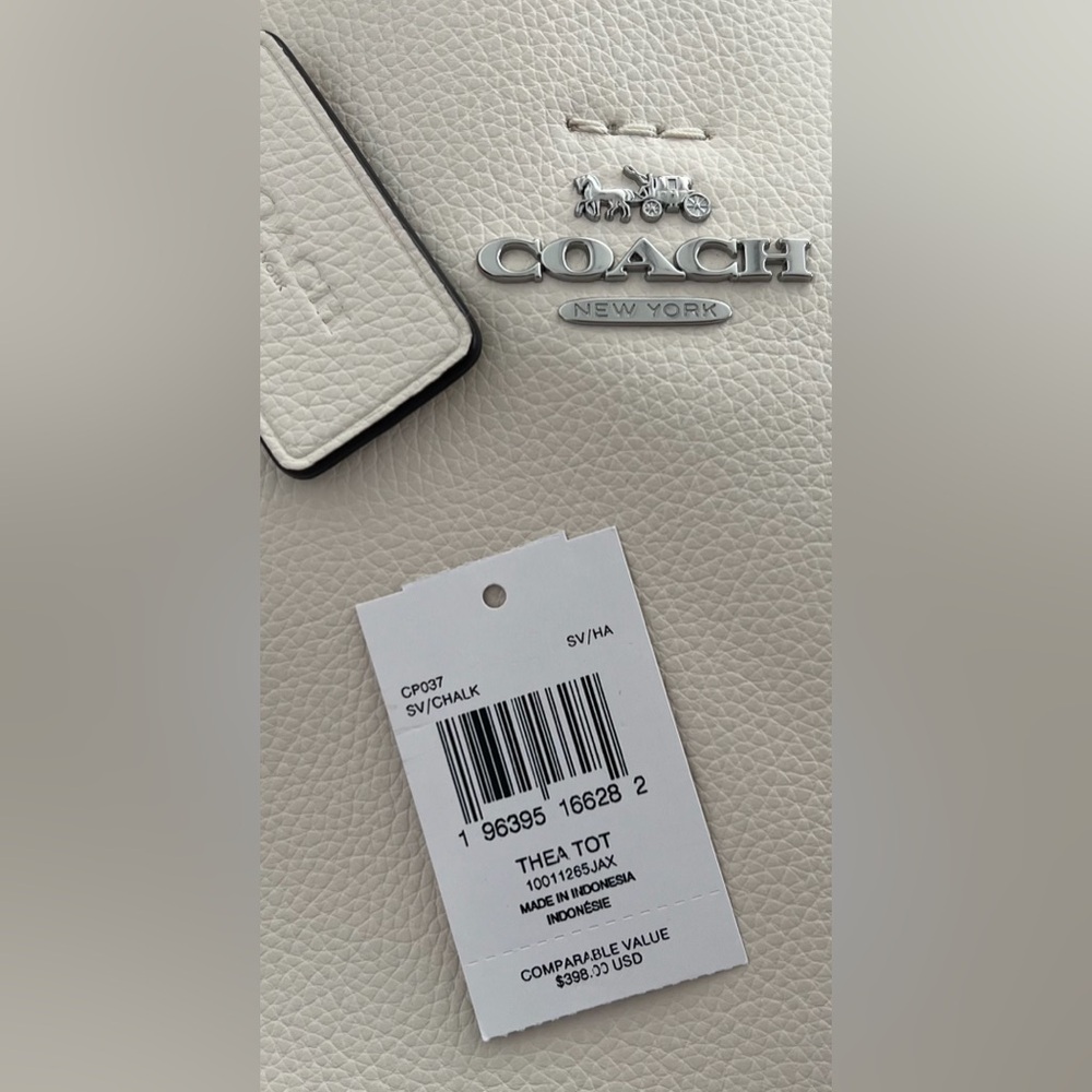 Coach handbag CP037 THEA TOTE Chalk - Picture 12 of 16